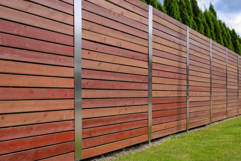 Modern Wooden Fence